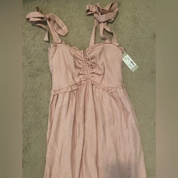 Lizard Thicket Dresses Blush Pink Maxi Dress New With Tags